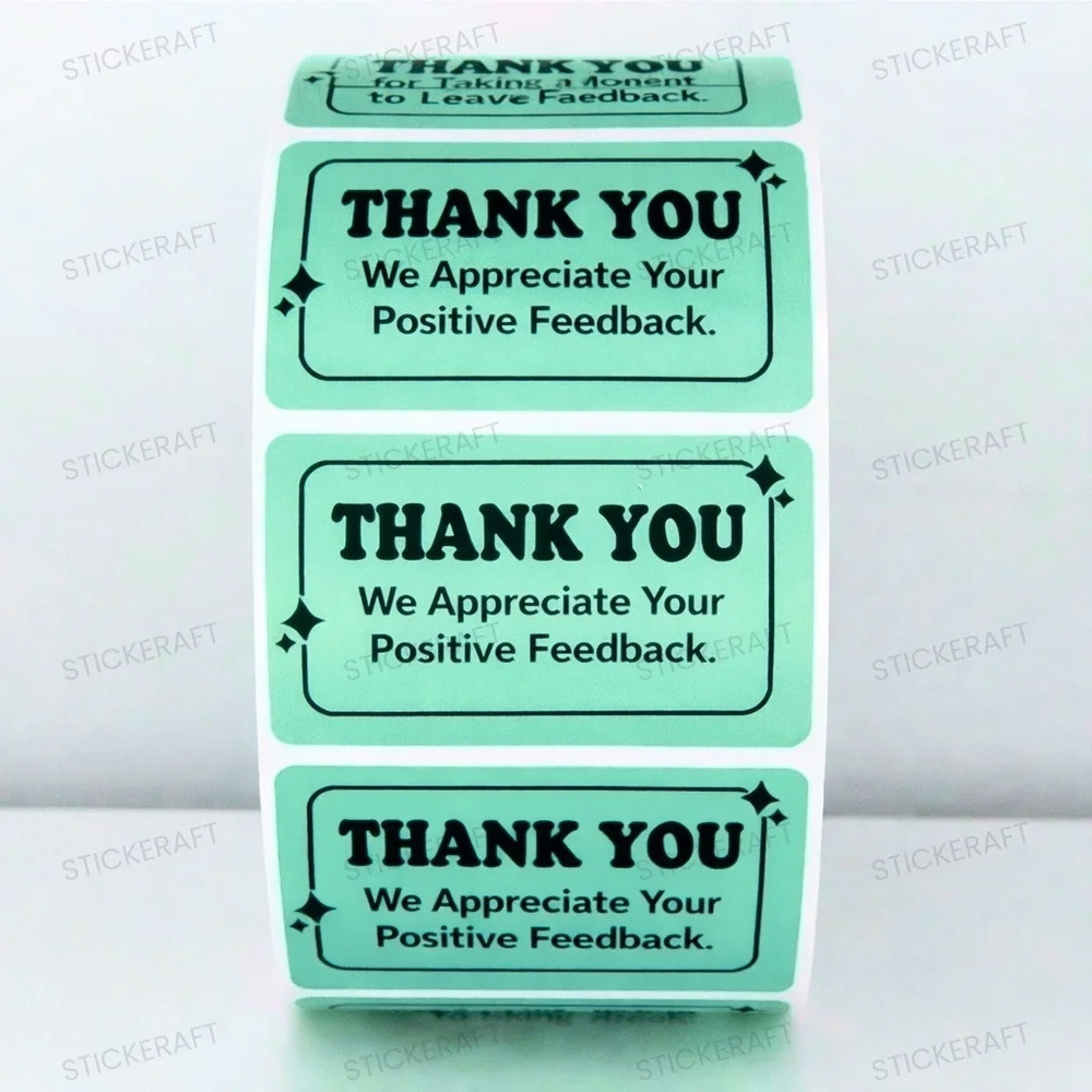 Thank You Stickers – Positive Feedback Labels for Poshmark Sellers NEW